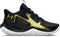 Under Armour UA Jet '23, Scarpa da Basket Unisex - Adulto, Black Metallic Gold Metallic Gold, 45.5 EU