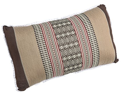 Handelsturm Thaikissen Sofakissen 45x28 mit Fester Kapokfüllung (Erdtöne)