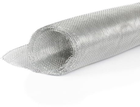 Rouleau Toile Moustiquaire robuste anti-insectes rigide en aluminium - Protection pour animaux, chat, chien. (1,40m x 10m)