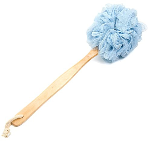 Shower Body Brushes, Loofah Bath Brush with Long Handle, Shower Back Scrubber, Loofah Bath Sponge, Exfoliating Shower Sponge, Body Shower Scrubber, Shower Sponge Brush