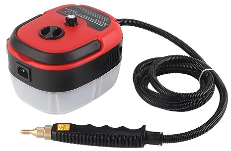 FLEXMAN Nettoyeur Vapeur à Main 2500 W, Capacité du Réservoir 1000 ml, Cuiseur Vapeur Électrique Portable, Machine de Nettoyage à Vapeur pour Cuisines, Coins, Voitures,