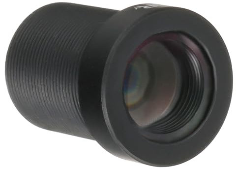 QUARKZMAN 12mm CCTV Fotocamera Lenti 5MP F2,0 FPV Grandangolo Sicurezza Fotocamera Lenti M12 Filettato Dia per IP Camera Panoramica Nero 2pz