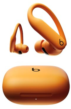 Beats Powerbeats Pro 2 trådlösa Bluetooth-öronsnäckor – brusreducering, pulsmätare, IPX4, upp till 45 timmar batteri och trådlöst laddningsfodral, fungerar med Apple och Android- Elektrisk orange