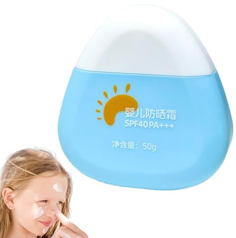 Sunscreen Babies, Kids Sun Protection Cream, Compact Skin Friendly Sunblock, Water Resistant Face Lotion for Girls, Boys, Travel, Playtime, Outdoor, 2,76 x 2,76 x 0,79 Inches