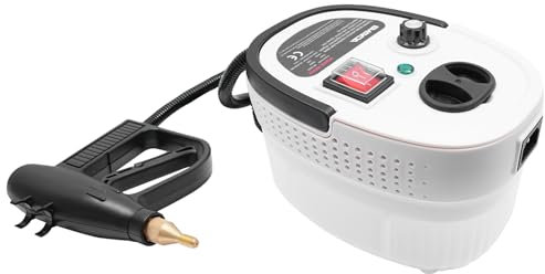 Pulitore a vapore multiuso da 2500 W, pulitore a vapore con 6 marce, pulitore a vapore ad alta pressione, 3 bar, serbatoio dell'acqua da 1200 ml, pulitore a vapore multifunzione per casa e auto
