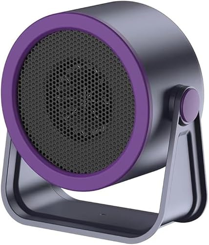 Calefactor portátil, calentador de mesa de calentamiento rápido con protección contra sobrecalentamiento, mini calefactor silencioso para oficina (bajo mesa), dormitorio y áreas interiores