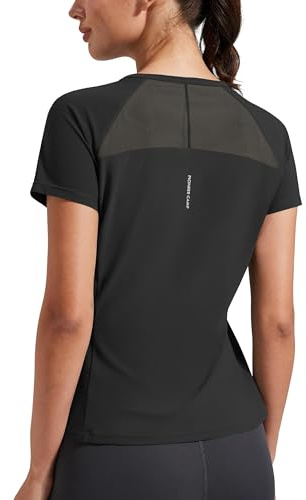 Pioneer Camp Tee Shirt Femme Sport Respirant – T-Shirt Manches Courtes séchage Rapide, Dos Mesh, Coupe ajustée