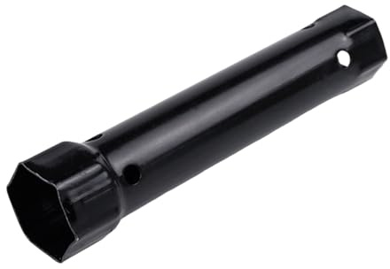 HENYGEN Llave de vaso portátil 2 en 1 de acero al carbono M34-40 para uso profesional, fijación segura en proyectos de hogar, llave tubular