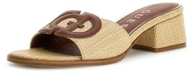 Guess Cerinna2 Sandalo con Tacco da Donna in Pelle con Chiusura a Fibbia