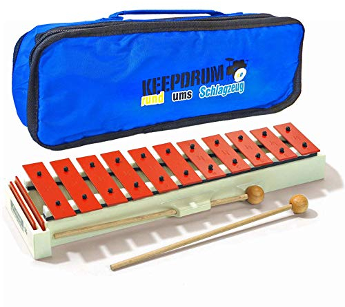 Sonor Xylophon Glockenspiel + Tasche in Blau