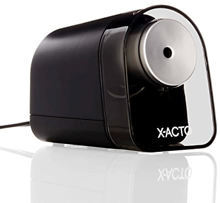 X-ACTO Electric Pencil Sharpener | XLR Heavy Duty Electric Pencil Sharpener, Quiet Motor, Pencil Saver Technology, Auto-Reset and Safe Start