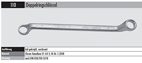 Elora 110034361000 Doppelringschlüssel 110-34x36mm