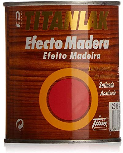 Titanlak Esmalte Efecto Madera Satinado Caoba 375 ml