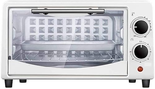 CAZARU Mini Four, Four Grille-Pain à Convection de 10 L, friteuse à air Multifonction, Four électrique numérique, rôtissoire et Pratique Happy Life