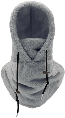 Cálida felpa Ciclismo Capucha Polar a prueba de viento Máscara de esquí para Ciclismo Motocicleta Señoras Bufanda Bufanda Bufanda Máscara de Esquí Media Pasamontañas Mujer Esquí, b, Talla única