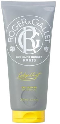Roger&Gallet – Gel Douche Cologne Twist 200ml – Aloe Vera – Base lavante 100% d’origine végétale – Mousse Onctueuse