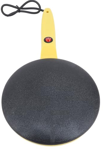 Elektrisk Crepe Maker, 8 Tums Bärbar Crepe Maker med Non Stick Doppplatta, Automatisk Temperaturkontroll Kompakt Crepe Maker Maskin för Crepes, Tortillas, Blintzes, Pannkakor,