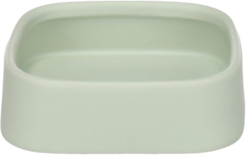 Flamingo Ciotola per Cibo E Acqua PORCELLINO D'INDIA Zara Quadrata Verde 12x12x3,5CM 200ML