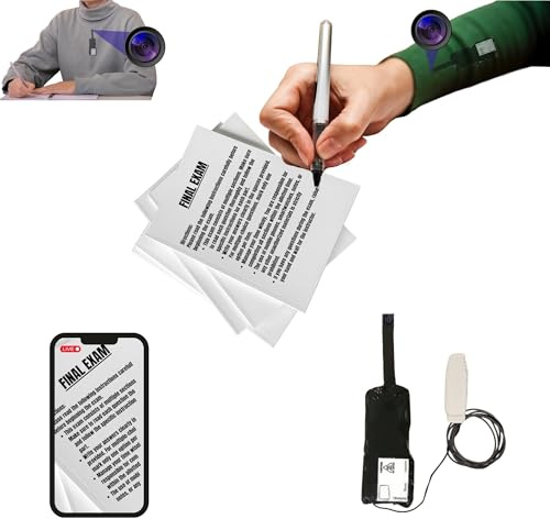 PingaOculto Mini Camara Espia Oculta WiFi para Movil con Lente Camuflada en Boton Control Remoto y Diseño Discreto - Compatible con Pinganillo Inalámbrico Invisible (Cámara WiFi Pro Batería Ampliada)