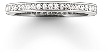 THOMAS SABO Damen-Ringe zum Jahrestag 925 Sterlingsilber mit '- Ringgröße 52 TR1983-051-14-52