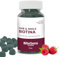VITASENS Gummies Biotine Cheveux. Complément Alimentaire Anti-Chute/Perte et Pousse Rapide. Homme et Femme. Vitamine, Zinc, Sélénium. 60 Gommes. 180 G