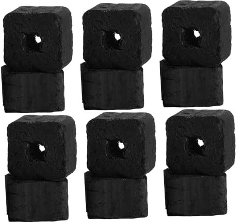 Happyyami Briquetas De Vegetal para Barbacoa 100% Bambú Multifunción para Acampadas Fogatas Asar