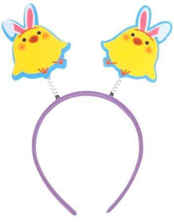 Foweknow Serre-tête oreilles de lapin de Pâques - Serre-tête de lapin - Carotte - Pour adulte - Oreilles de lapin - Pour Halloween, carnaval, fête à thème - Accessoires de costume de carnaval