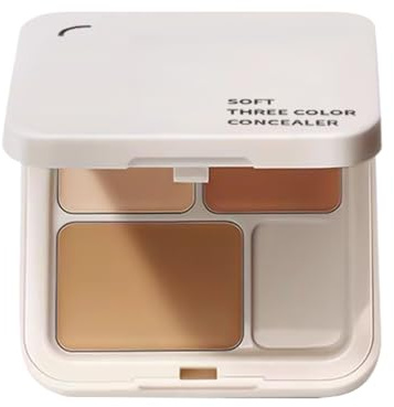 Corrector En Crema De 3 Colores - Paleta De Maquillaje Antiojeras, Acabado, Fórmula Hidratante Y Duradera | Herramienta Cosmética Para Piel, Contorno, Camuflaje, Estudio De Belleza, Boda, Viajes