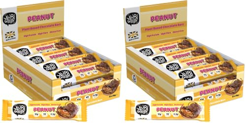 Yubi Bar – Peanut Protein Bars, 12 x 35g (Pack of 2)