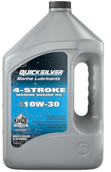 Quicksilver 10W-30 4-Stroke Marine Engine Oil, 1 Gallon