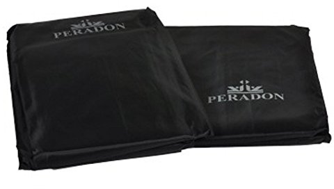 Peradon Housse noire de table de snooker, 1,8 m environ