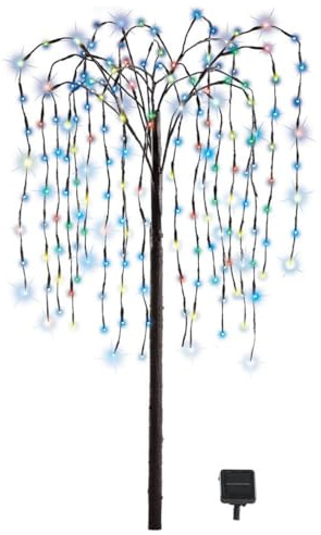 Collections Etc Solar Willow Tree, Decor