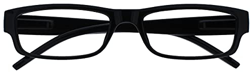 The Reading Glasses Company Schwarz Distanzgläser Herren Damen Leicht Komfortabel M32-1 -1,00