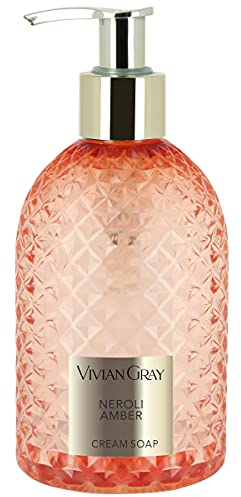 VIVIAN GRAY 3500 Distributeur de savon avec crème Gemstone, néroli et ambre Orange/doré (300 ml)
