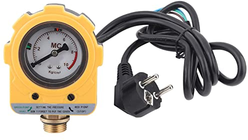 Estink Presostato Electrónico para Bomba de Agua, 220 V, 10 Bar, con Manómetro Ajustable