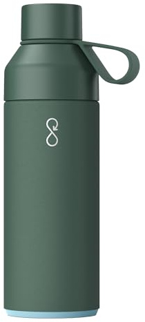Ocean Bottle Big 1l | Stainless Steel Water Bottle | Reusable & Sustainable | Keeps Drinks Cold & Hot | Eco Friendly Gift (Forest Green)