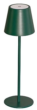 famlights Led Akku Tischlampe Grün stufenlos dimmbar IP54 - Tischlampe Esstisch 3000k,Led Stehlampe batteriebetrieben 369mm, Nachttisch Lampe nachttisch lampe kabellos, Led Tischleuchte kabel