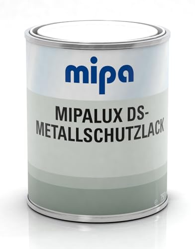 Mipalux DS Metallschutzlack seidenglänzend – Korrosionsschutz für innen & außen – für Eisen, Stahl, Zink, Alu & Hart-PVC – DB 703, 750 ml