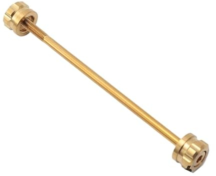 Gerrit Schnellspanner Titan-Nabenachse, Faltrad, Rennrad, MTB, Fahrrad, Schnellspanner, 74/85/100/112/130 mm Nabe Schnellspanner Fahrrad (Color : 74mm Gold)