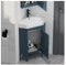 YVZYLXH Waschbecken Waschtisch Badezimmer, Eckwaschbecken Keramik,waschtisch stehend,Badezimmer unterschrank waschbecken,waschbeckenunterschrank schmal,badezimmermöbel(38x80cm)