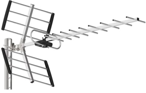 Paaruter Antenna TV Ad Alta Definizione Digitale Esterna HD con Una Gamma Fino A 200 Miglia per L'Installazione del Tetto o L'Installazione del Tetto Gratuiti I Canali TV 4K