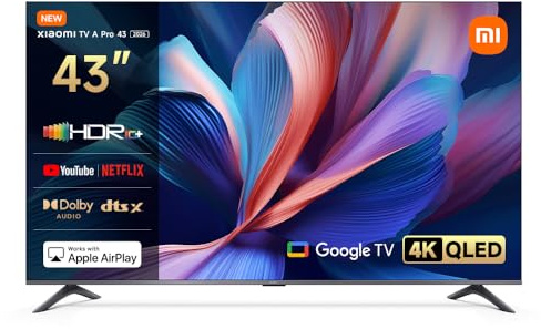XIAOMI QLED 43 A Pro 2026 UltraHD 4K Dolby Audio Google TV