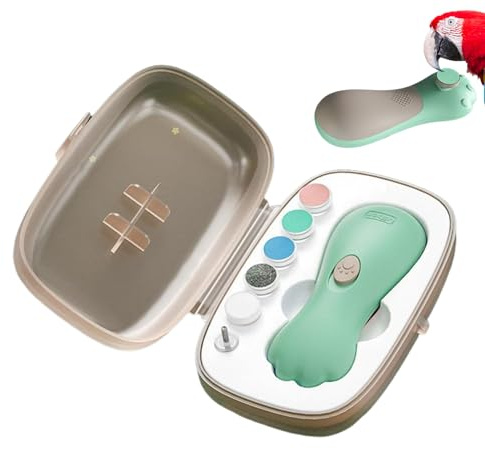 Genérico Limador De Uñas para Aves, Cortador Silencioso para Garras De Animales, Cortador Eléctrico De Uñas para Aves Y Limador De Pico, para Pequeñas Y Grandes, Periquitos, Agapornis, Conuros