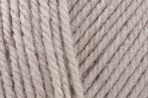 Sirdar Hayfield Bonus DK Crochet Yarn, 100% Acrylic Double Knitting Wool for Jumpers Toys Sweaters - 100g Balls - Pearl Grey (615) - Pack of 3