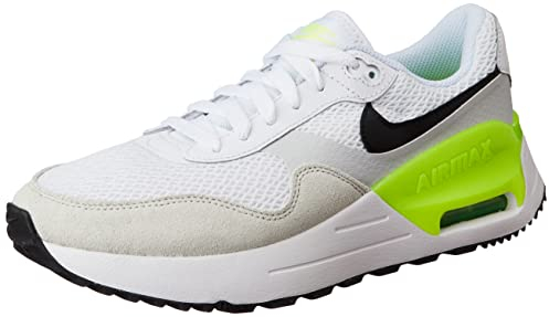 NIKE Damen W Air Max Systm Laufschuh, Weiß, Schwarz, reines Platin Volt