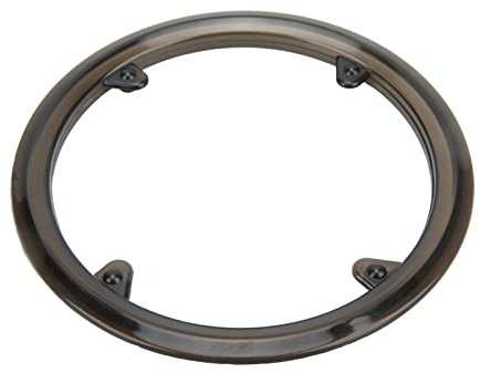 KIMISS Fahrrad-Kettenradschutz, mit 4 Löchern, Kunststoff, Fahrrad-Kurbelkettenabdeckung, Kinderfahrrad-Kettenblattschutz, Schwarz