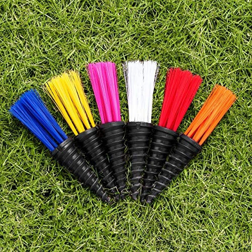 FORZA StadiumMax Grass Marking Tufts [25 Pack] - Screw-in Ground Marking Carrots - Eight Colour Options