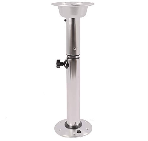 Queeucaer Estructura de mesa para barco, caravana, caravana, patas de mesa estándar, altura regulable, con acero inoxidable