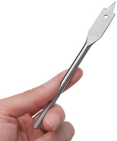 1 brocas planas de 6-45MM, brocas de mano de madera de acero de alto carbono duraderas, pala recubierta de titanio, herramienta eléctrica for carpintería (Size : 45mm)