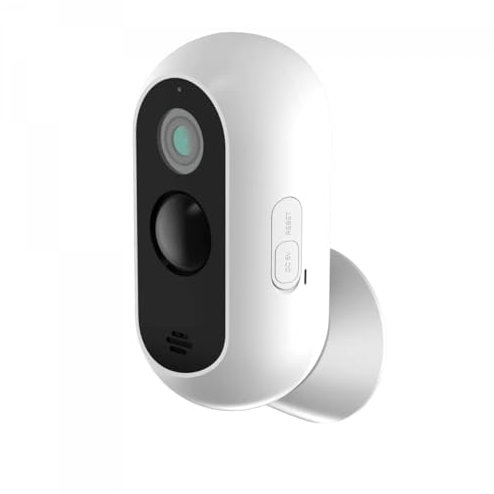 Wiby Telecamera con batteria interna, Wi-Fi, Esterno/Interno 1080P, Videocamera Sorveglianza Intelligente Senza Fili, Rilevamento del Movimento Umano, Audio Bidirezionale